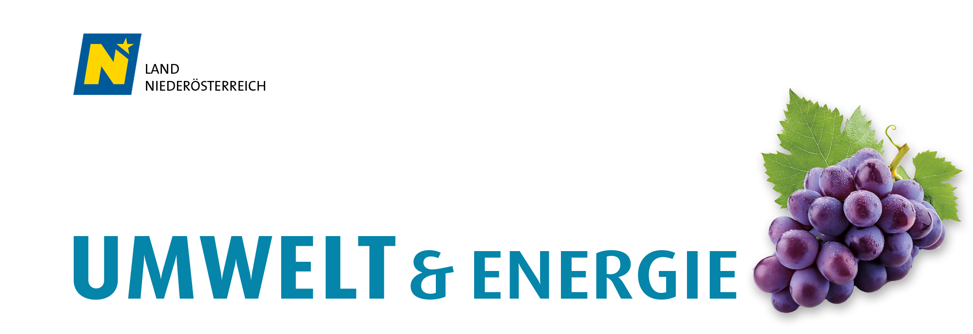 Umwelt und Energie - Header - Link zur Startseite des Landes Niederösterreich